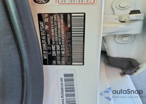 2016 Mercedes-Benz Cls 400 z USA, uszkodzony, nr VIN WDDLJ6FB2GA181666